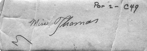 Back of Photo