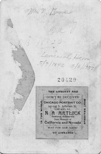 Click to see POR 2-C 122-BACK of Portraits (POR 2)