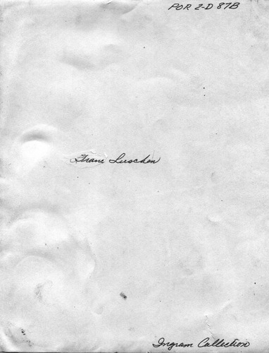 Back of Photo