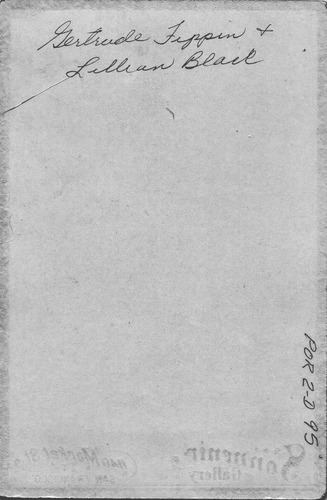 Back of Photo Back of Photo