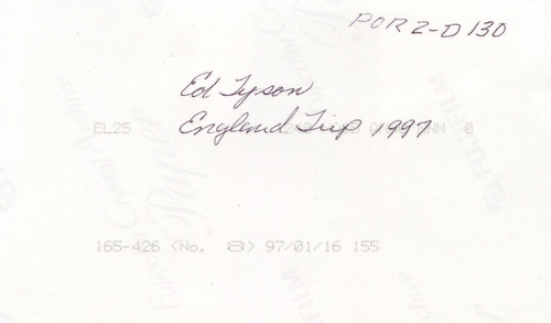 Back of Photo