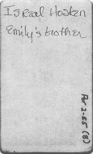 Back of Photo