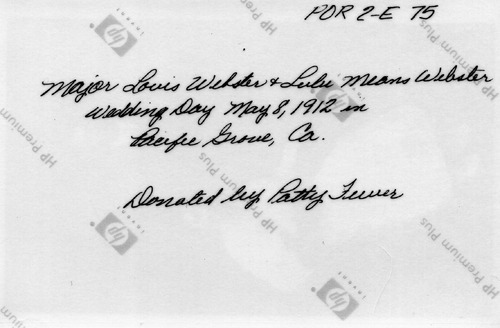 Back of Photo Back of Photo