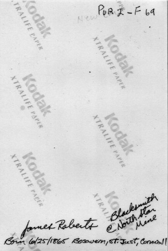 Back of Photo