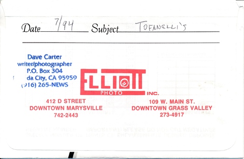 Click to see PIC 7-CARTER 95-1 of Tofanelli's (PIC 7-CARTER 95)