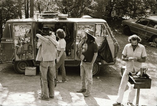 Click to see PIC 7-CARTER 48-23 of Yuba River 1984 California Regional Rainbow Gathering (PIC 7-CARTER 48)