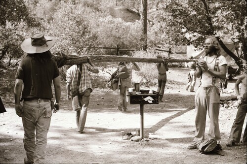 Click to see PIC 7-CARTER 48-30 of Yuba River 1984 California Regional Rainbow Gathering (PIC 7-CARTER 48)