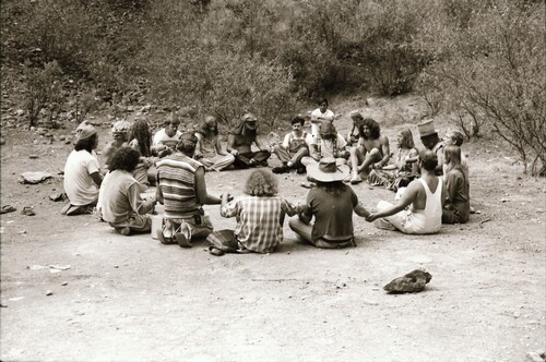 Click to see PIC 7-CARTER 48-66 of Yuba River 1984 California Regional Rainbow Gathering (PIC 7-CARTER 48)