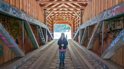 2023-02-16 - English Dam Disaster of 1883 with Juan Browne - Oregon Creek Bridge 1