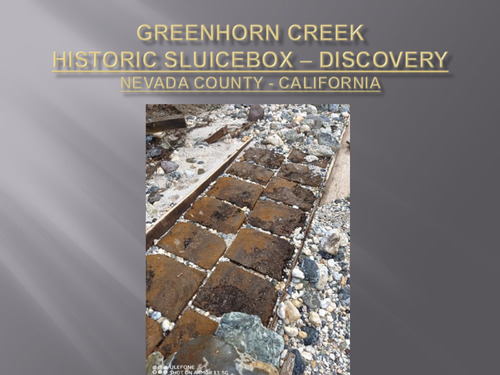 2023-11-16 - The Historic Sluice Box with David Lawler and Hank Meals