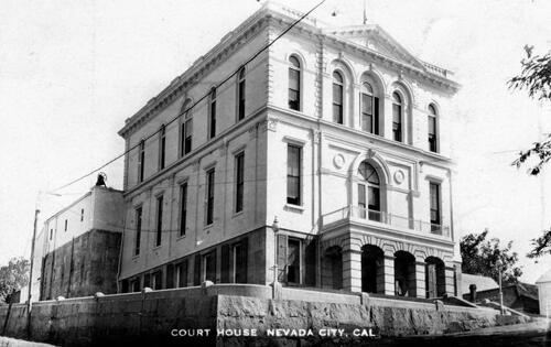 2025-02-20 - Nevada County Courthouse with Steve Fry, Dakota Stroh and Cathy Wilcox-Barnes - Nevada County Courthouse 2