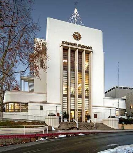2025-02-20 - Nevada County Courthouse with Steve Fry, Dakota Stroh and Cathy Wilcox-Barnes