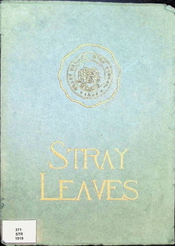 Grass Valley High School - Stray Leaves (371.STR.1919)(1919)