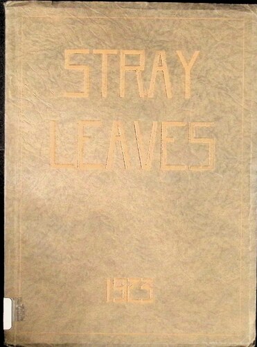 Grass Valley High School - Stray Leaves (371.STR.1923)(1923)