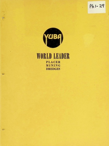 Yuba World Leader Placer Mining Dredges (PH 1-29)